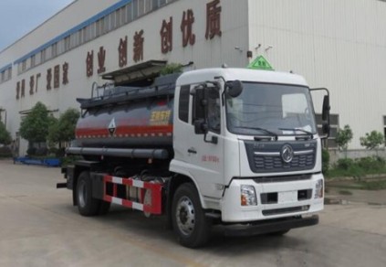 國六東風(fēng)天錦腐蝕性物品罐式運輸車圖片 國六東風(fēng)天錦腐蝕性物品罐式運輸車圖片